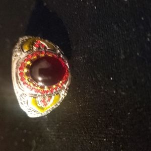 Men sterling silver ring